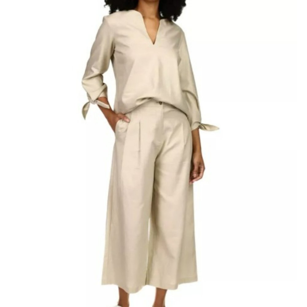 MICHAEL Michael Kors Cropped Wide-Leg Trousers NEW SZ 6